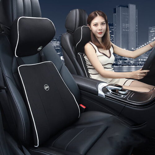 Bộ Gối Kê Đầu Và Tựa Lưng Cao Su Non Cho Ô Tô Bộ Gối Kê Đầu Và Tựa Lưng Cao Su Non Cho Ô Tô